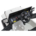 Elektrické autíčko Jeep Wrangler Rubicon Lift 4x4, 24V - biele